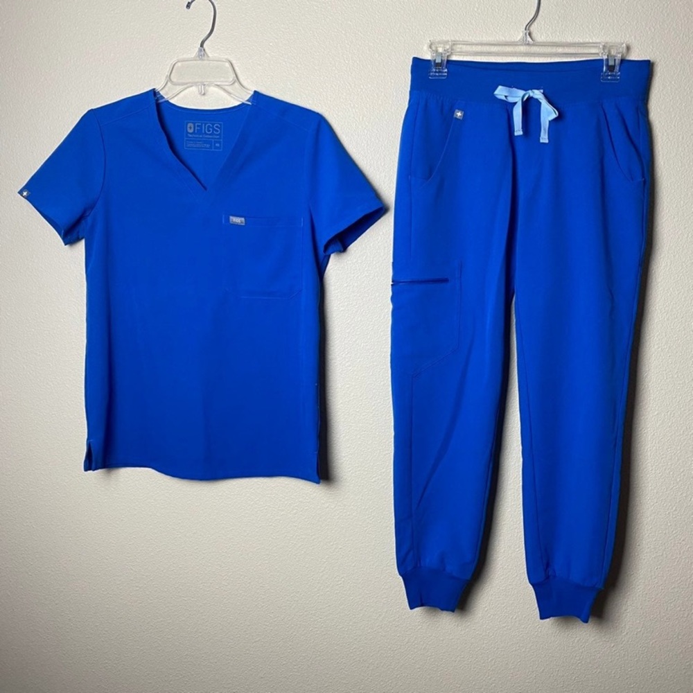 FIGS Royal Blue Set M/MP bottoms